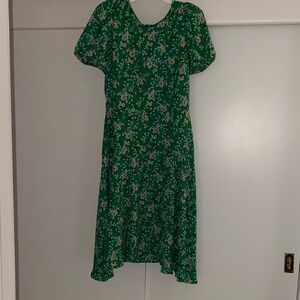 LOFT Buttercup Flounce Dress